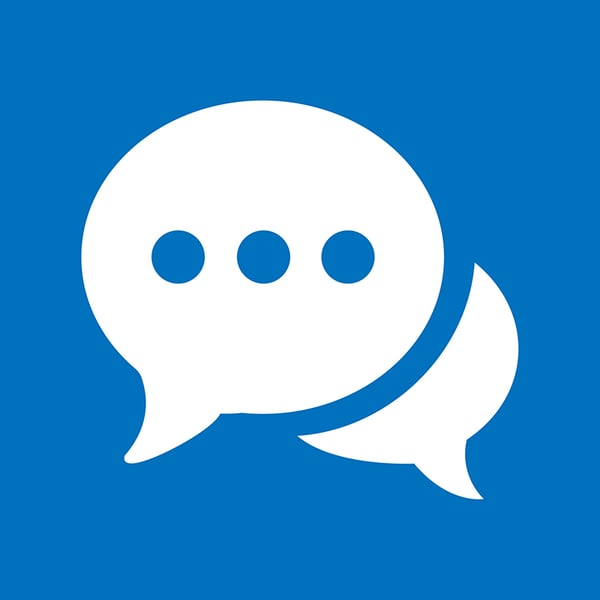 Icon für ein Gespräch