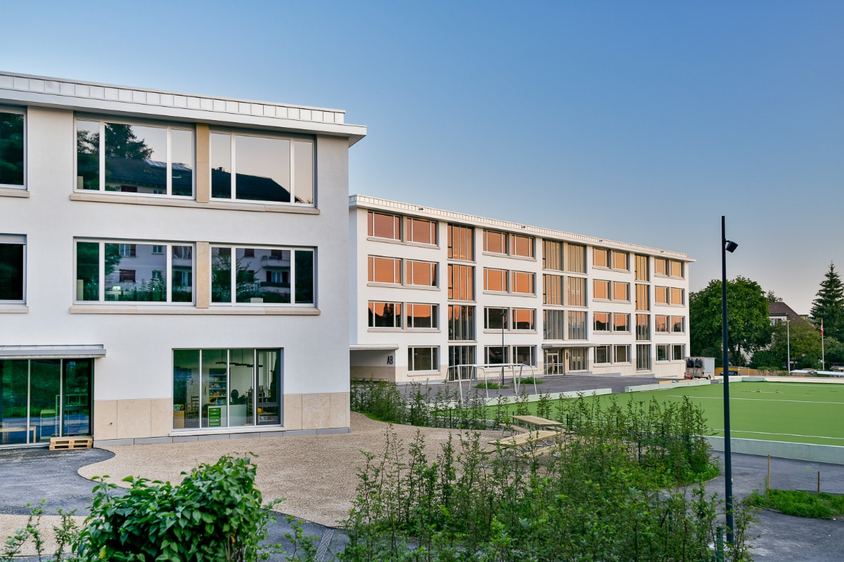 Schmid | Projekt | Luzern | Schulhaus Staffeln | Fassadenbau | 1200x800