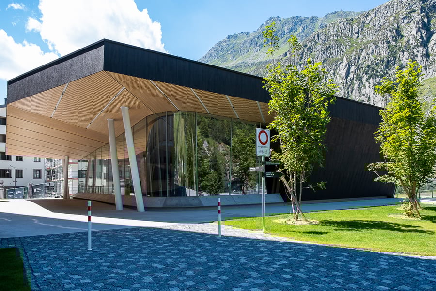 Schmid Projekt Andermatt Konzerthalle