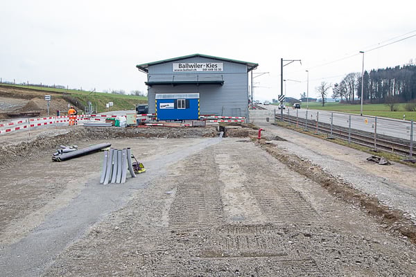 Neue Aushubwaschanlage Kieswerk