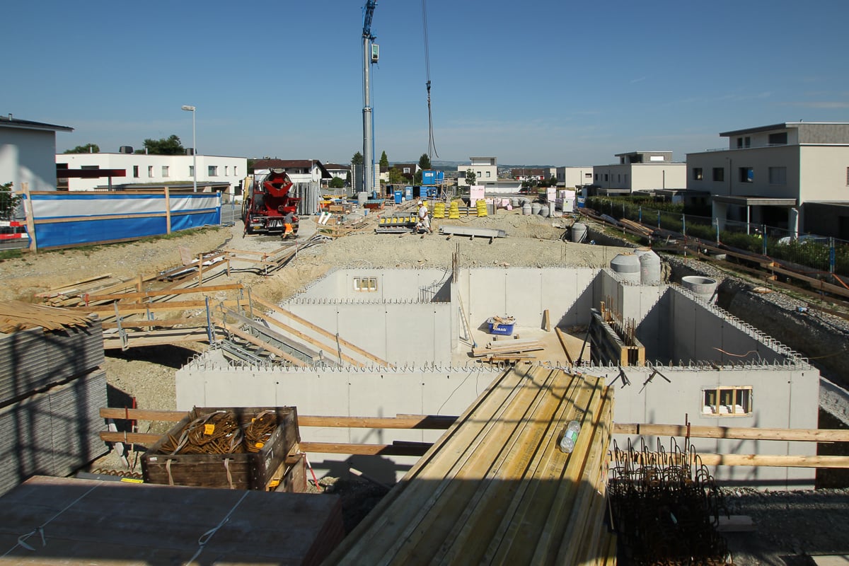 Schmid Projekt Buchrain Flurweid 3b Hochbau Juli (1)