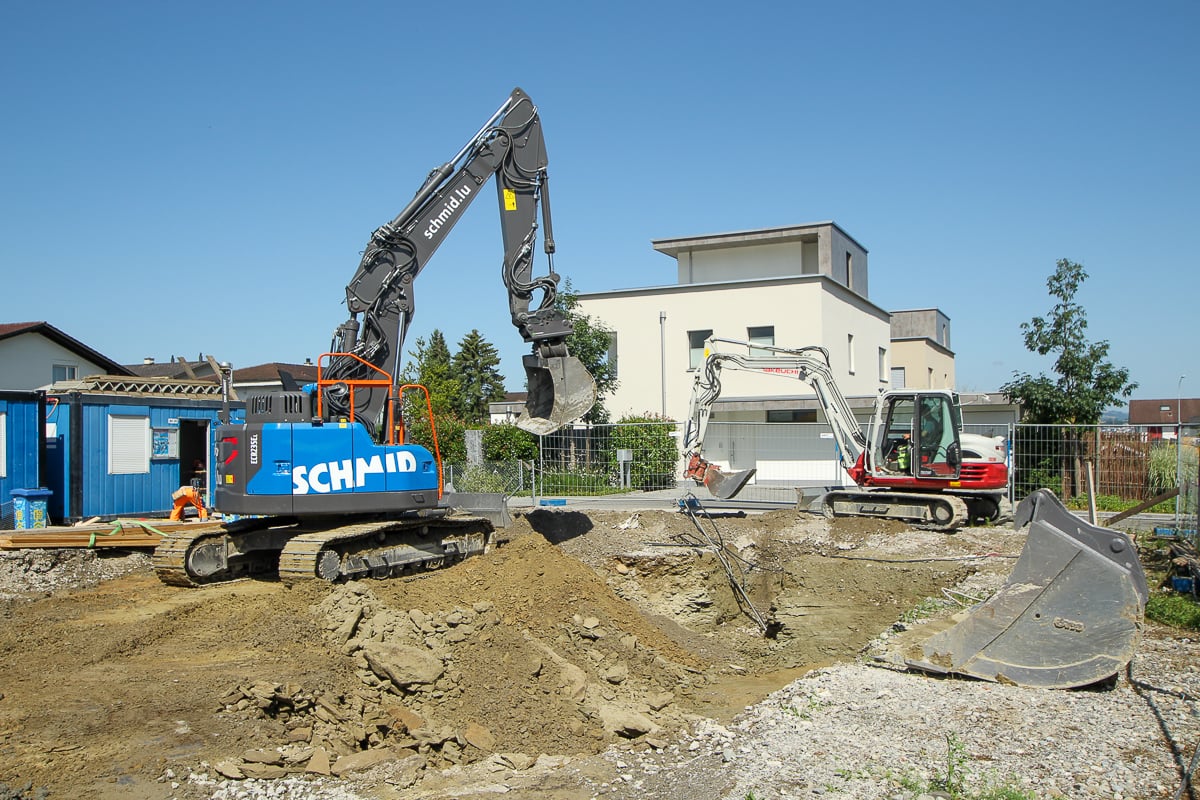 Schmid Projekt Buchrain Flurweid 3b Tiefbau (2)