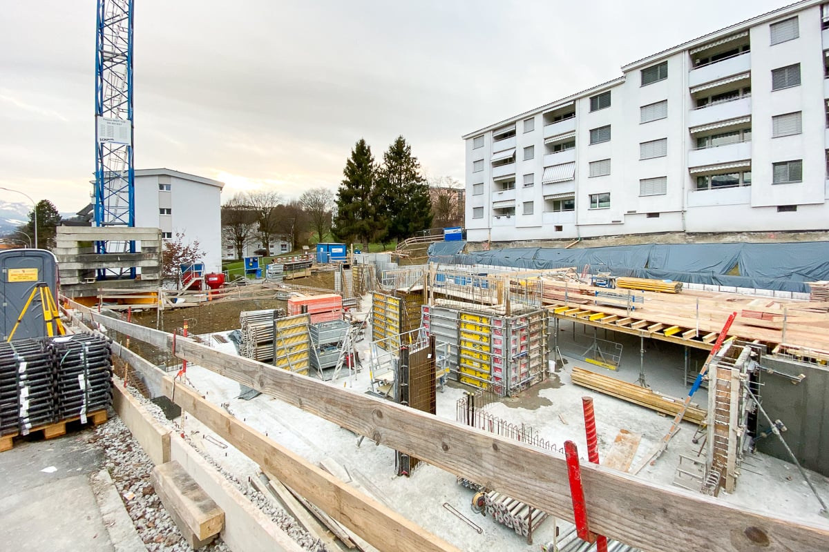 Untergeschoss des MFH Kirchbreitestrasse in Buchrain