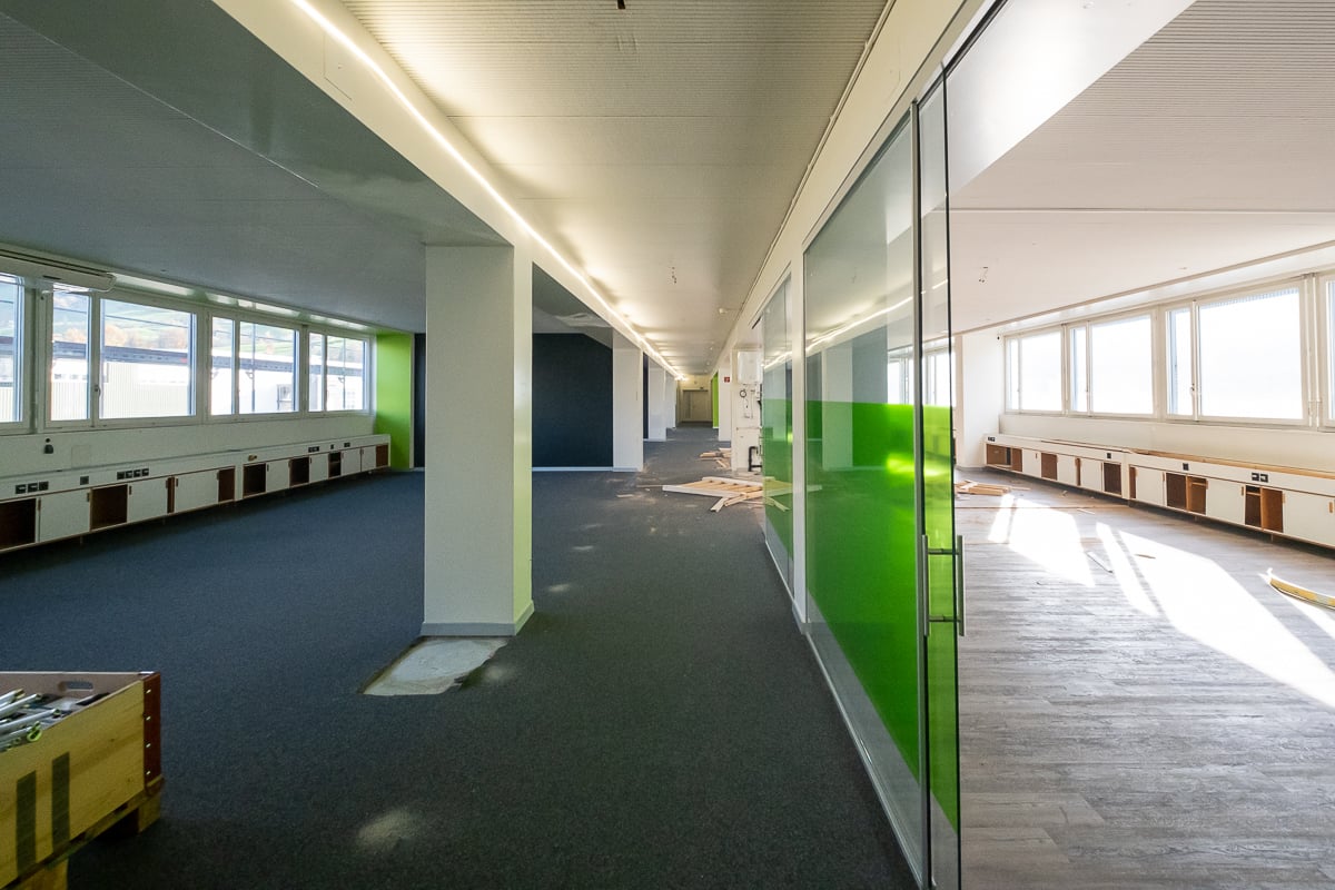 Rückbau der alten Büroräume