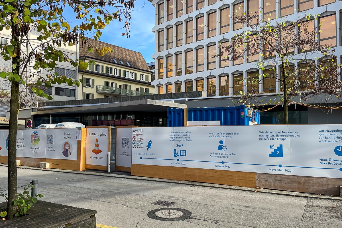 Umbau des Hauptsitzes der Luzerner Kantonalbank in Luzern