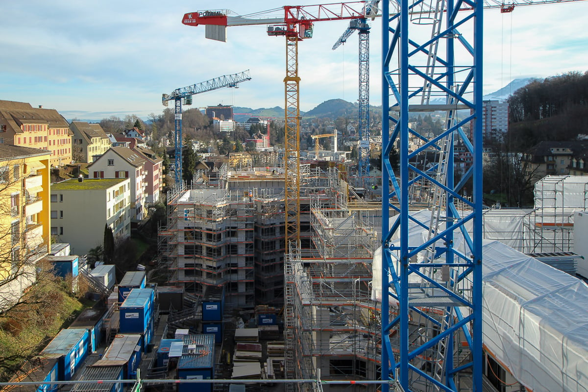 Schmid Projekt Luzern Obere Bernstrasse Hochbau Februar (2)
