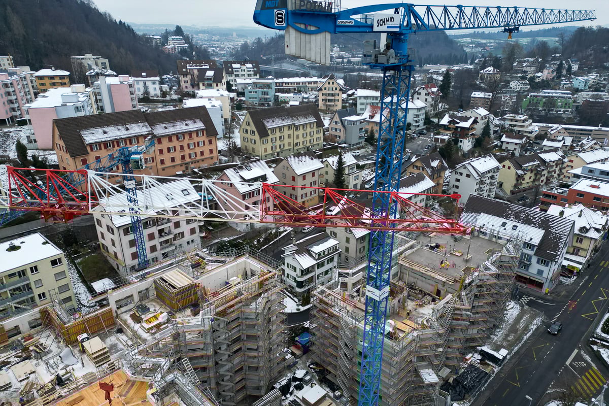 Schmid Projekt Luzern Obere Bernstrasse Luftaufnahmen Januar  (4)