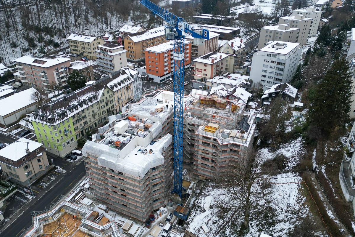 Schmid Projekt Luzern Obere Bernstrasse Luftaufnahmen Januar  (5)