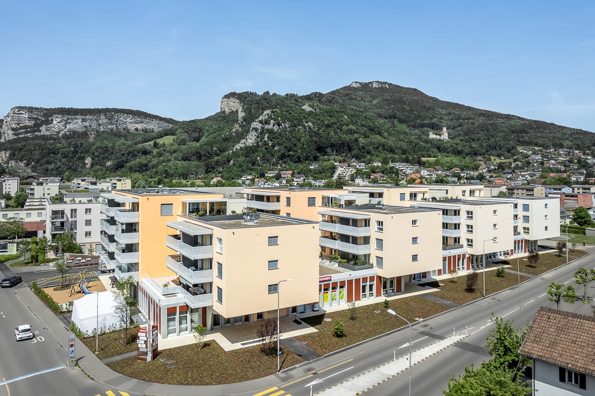 Schmid Projekt Oensingen Leuenfeld Zentrum Aussenaufnamen (5)