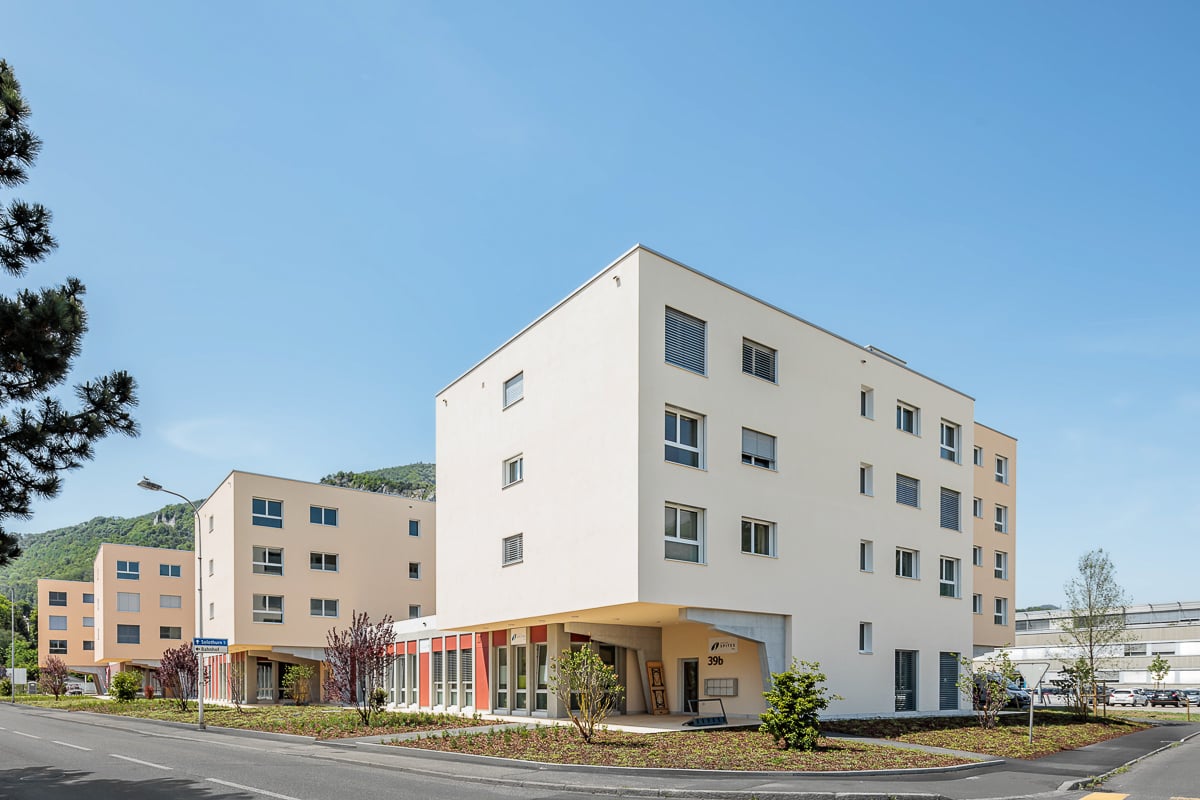 Schmid Projekt Oensingen Leuenfeld Zentrum Aussenaufnamen (6)