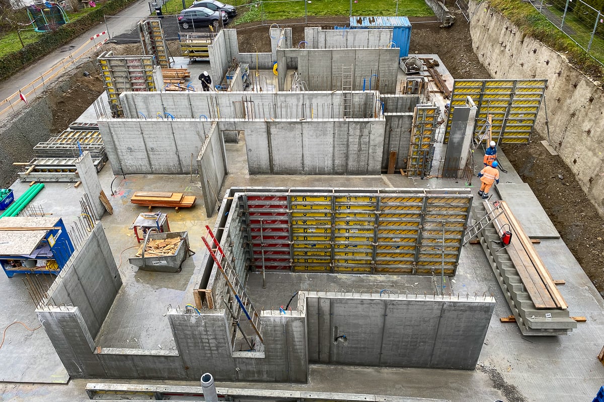 Schmid Projekt Triengen Birkenweg Baustelle (2)