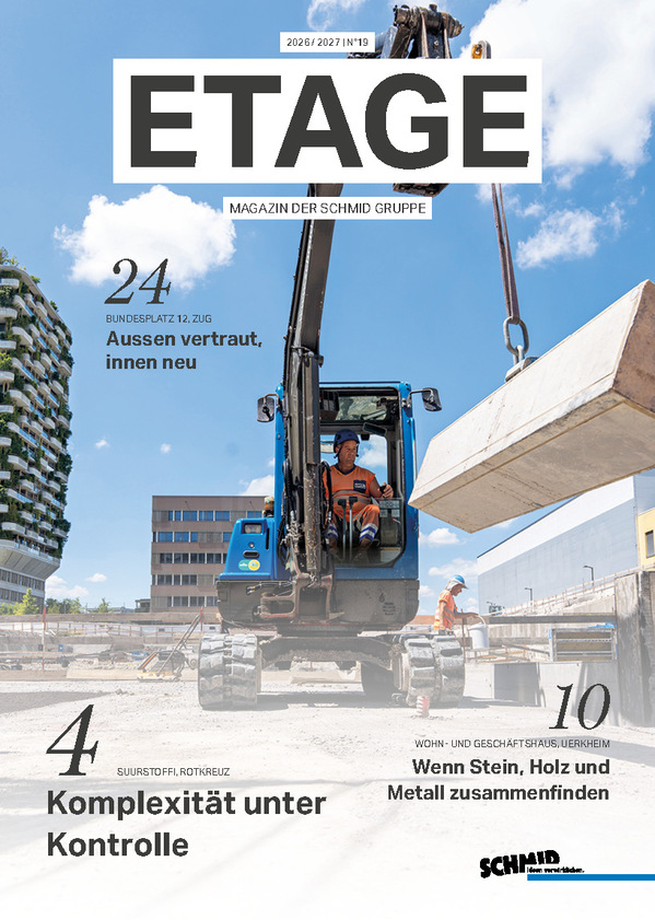 Titelbild vom Magazin ETAGE 2026/2027 N°19