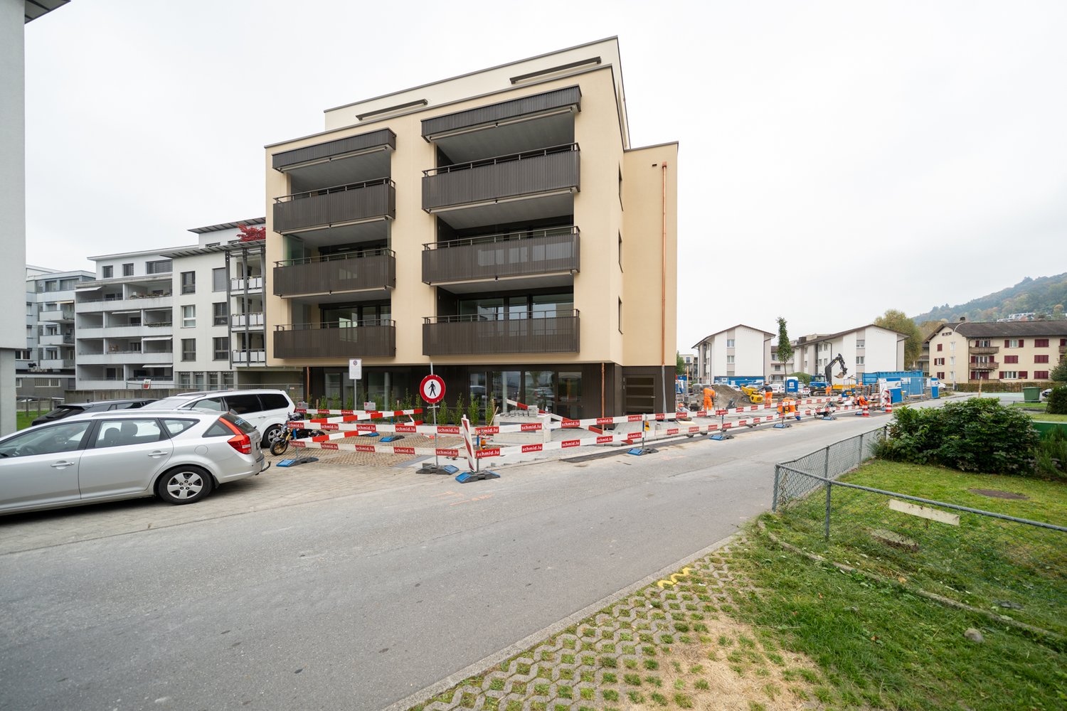 Aussenaufnahme des MFH Gartenweg in Ebikon