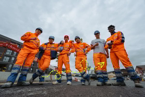 Lernende der Schmid Gruppe