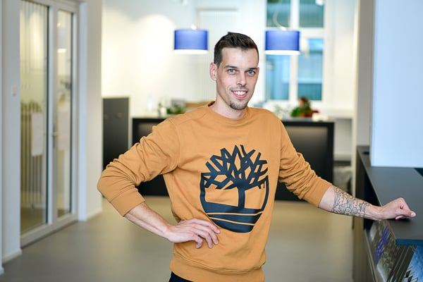 Nathan Huwiler, Bauführer Gartenbau