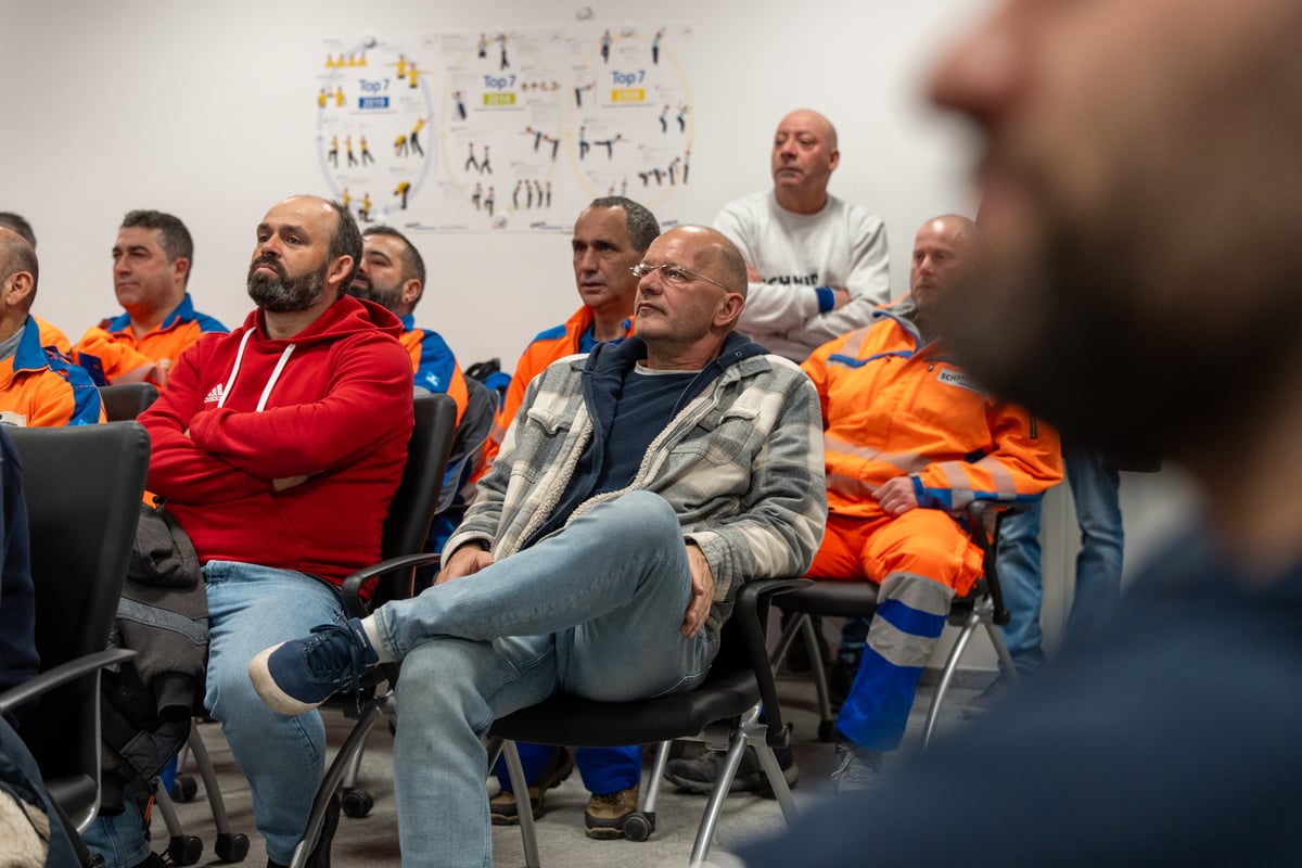 Schuldung der Mitarbeiter betreffend Arbeitssicherheit