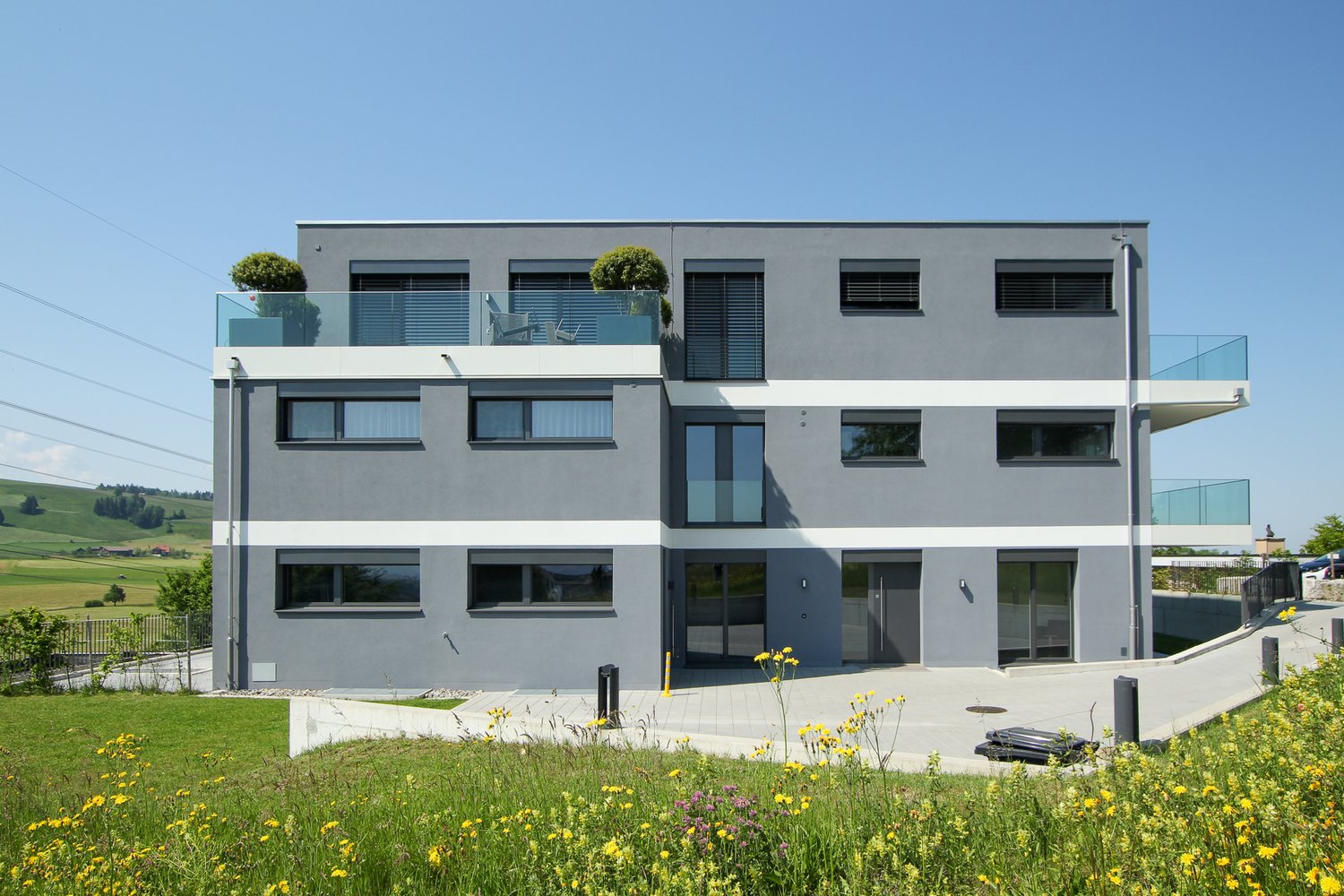 Neubau MFH Sonnenberg in Menzingen.
