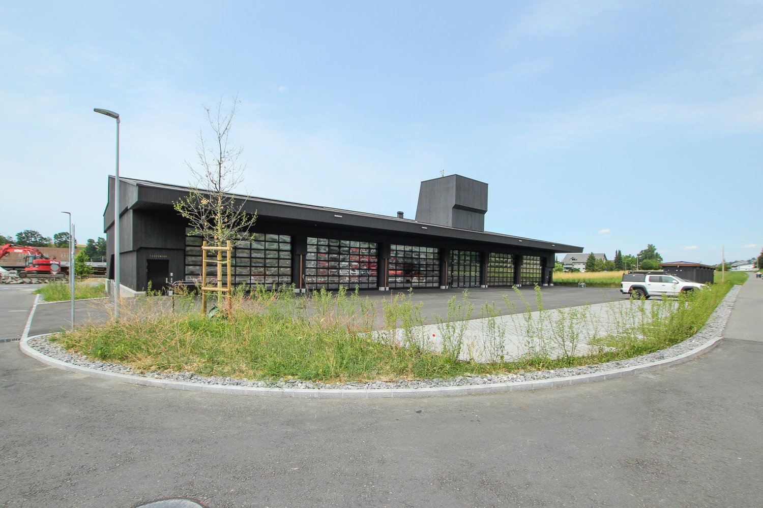 Werkhof und Feuerwehrgebäude Oberfeldstrasse in Root