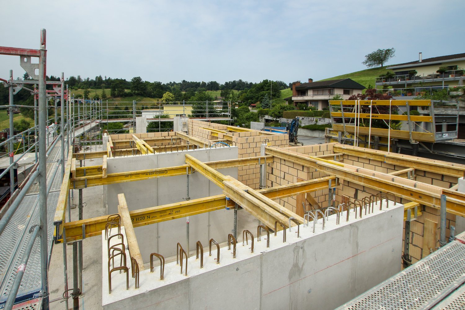 Rohbau des MFH in der Buggenacherstrasse in Adligenswil