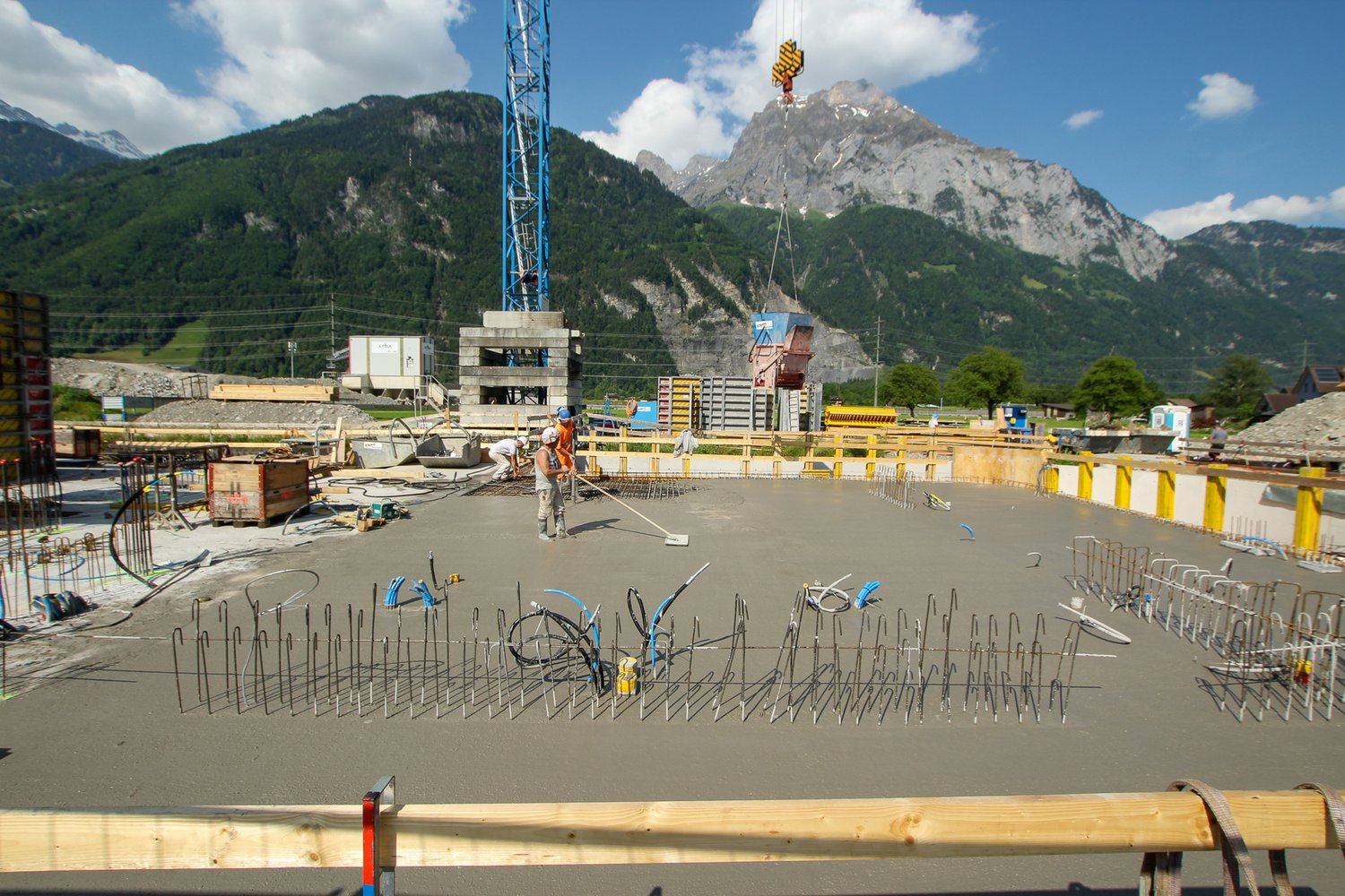 Baumeisterarbeiten beim Neubau MFH Reussacherstrasse in Altdorf