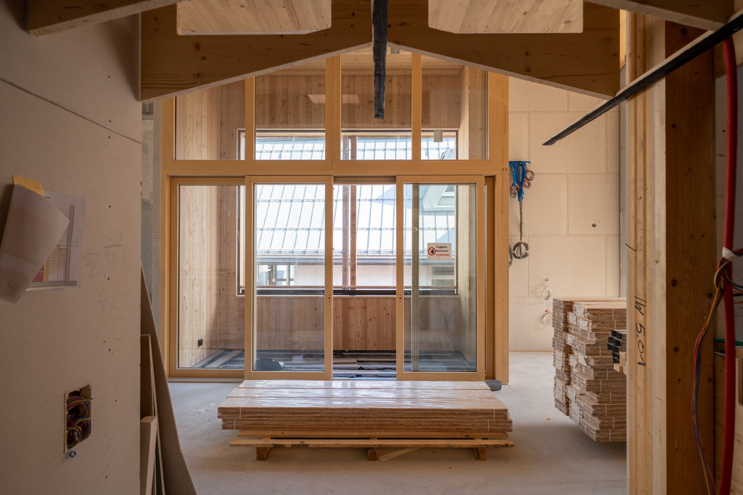 Blick in die Loggia im La Foret