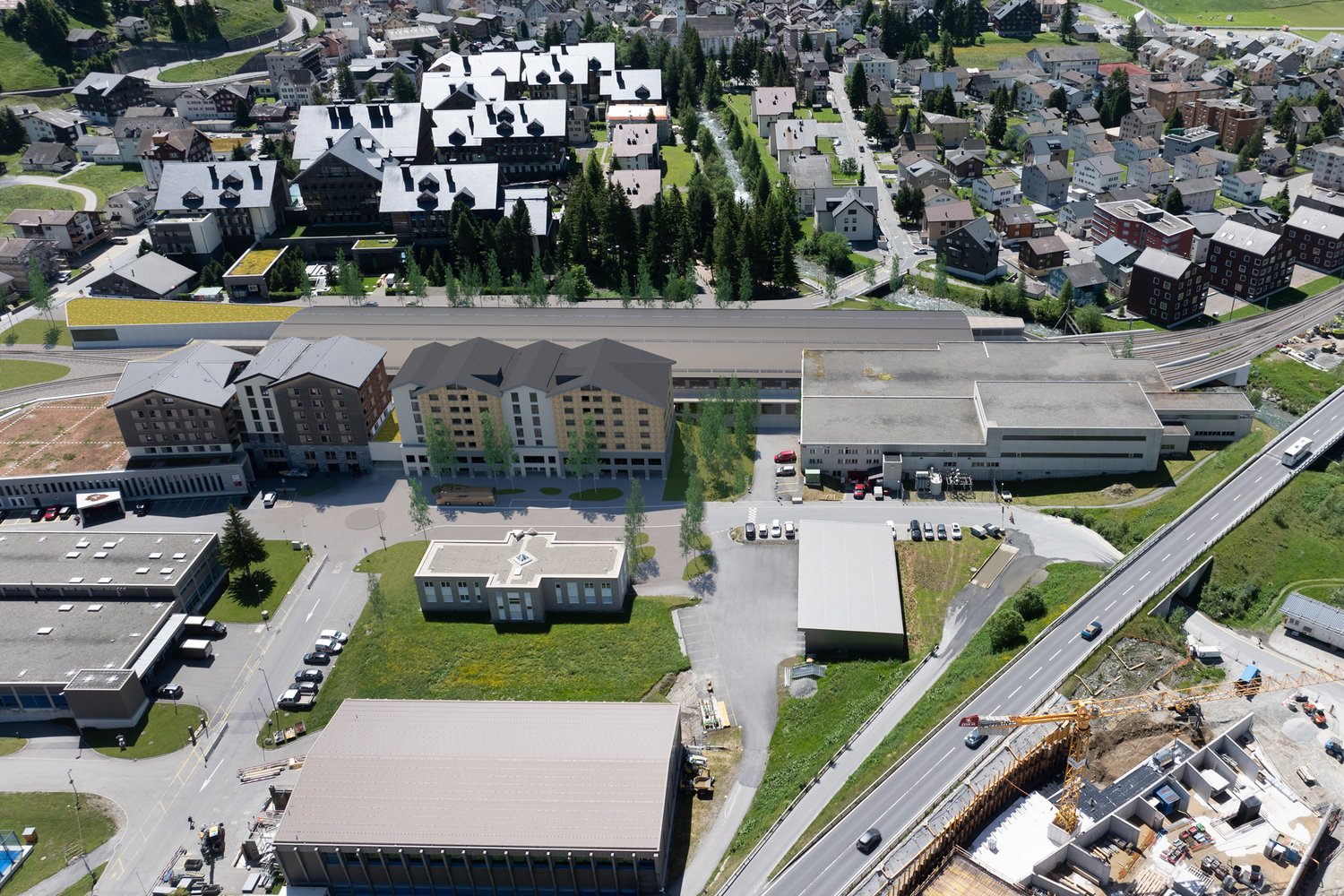 Visualisierung Central in Andermatt