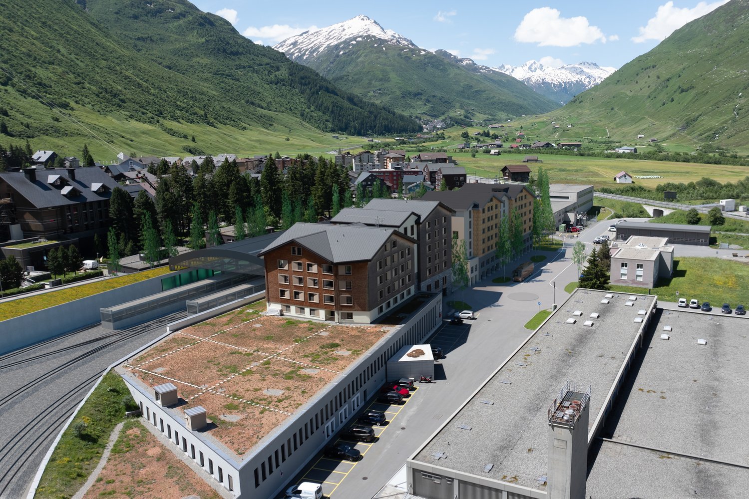 Visualisierung Central Andermatt