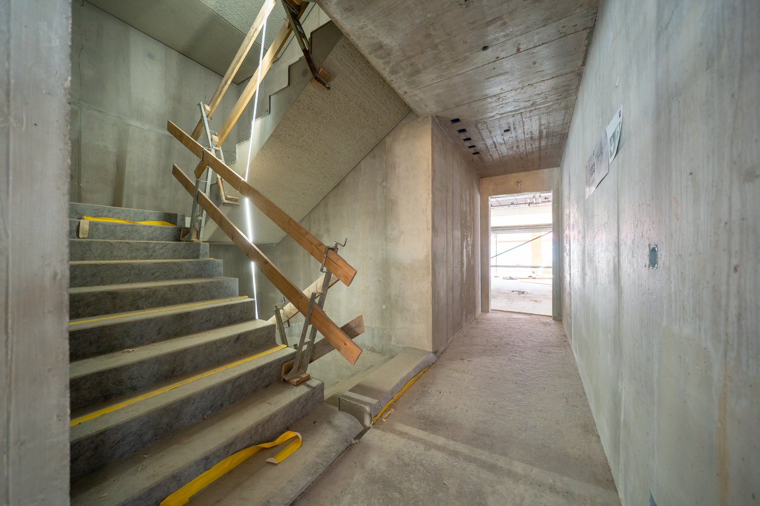 Treppenhaus in Sichtbeton