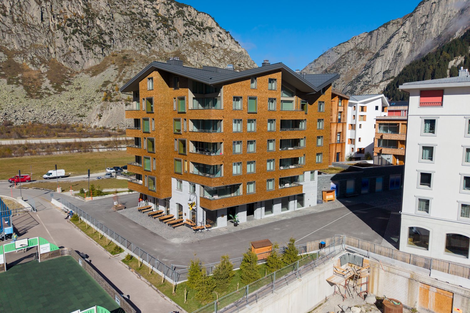 Aussenaufnahme Yara in Andermatt