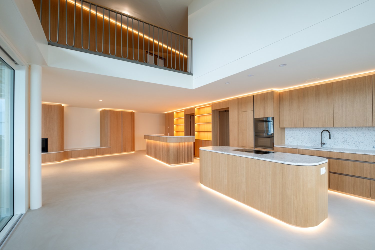 Apartmenthaus Yara in Andermatt - Kueche und Wohnen