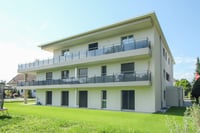 Fassade des Mehrfamilienhauses Schachenstrasse in Bibrist