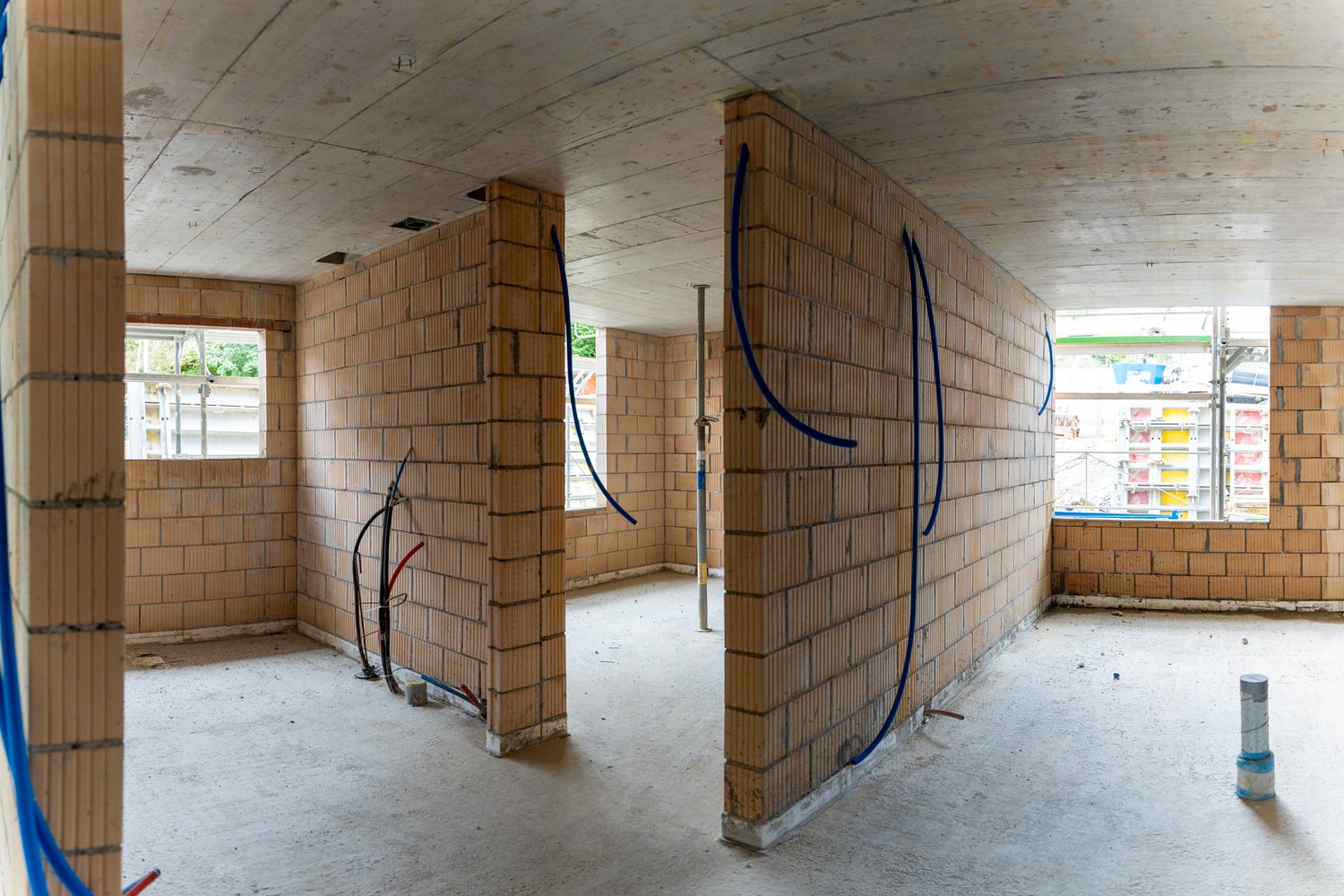 Innenraum beim Neubau Buchfeldstrasse in Buchrain