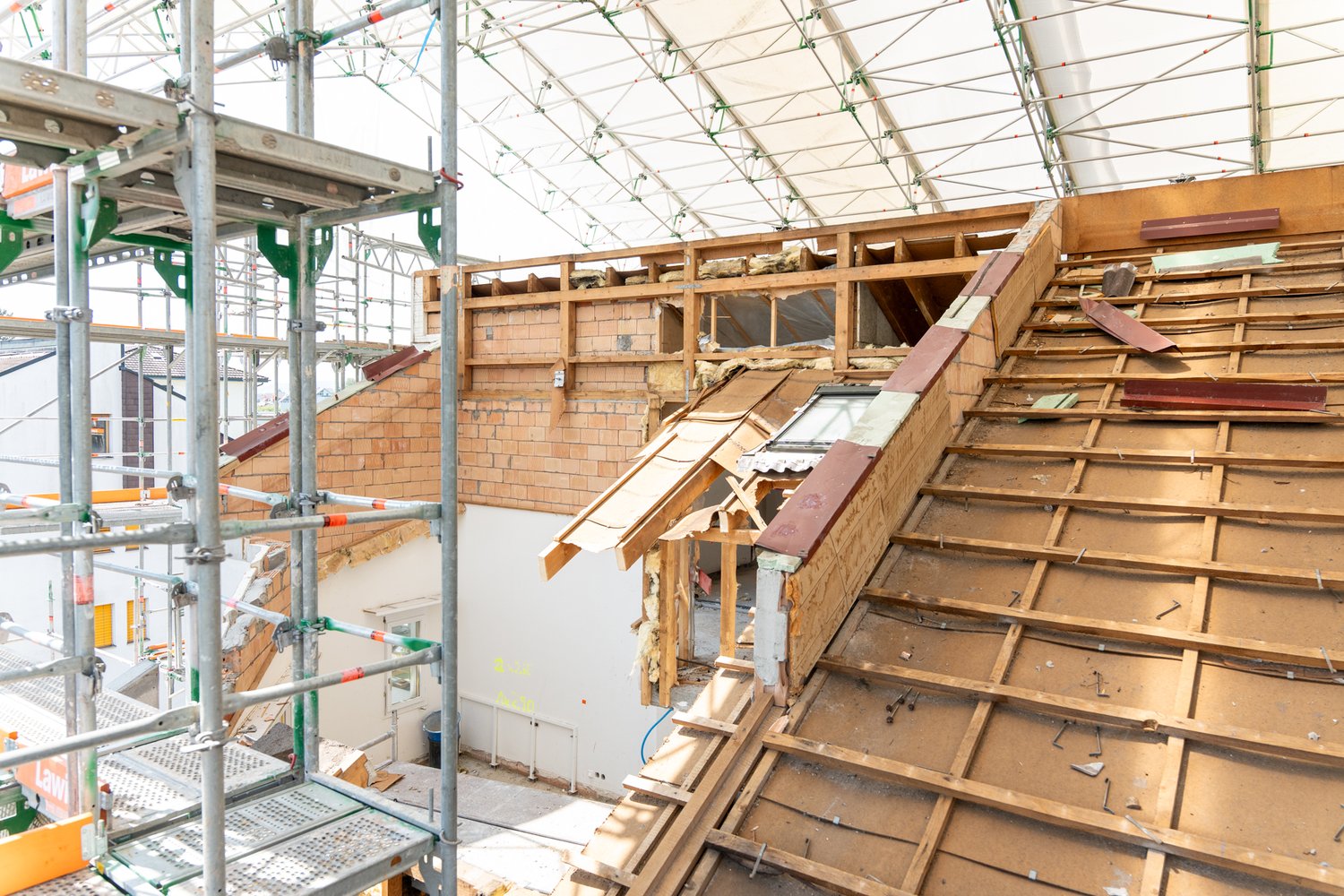 Rückbau Dach