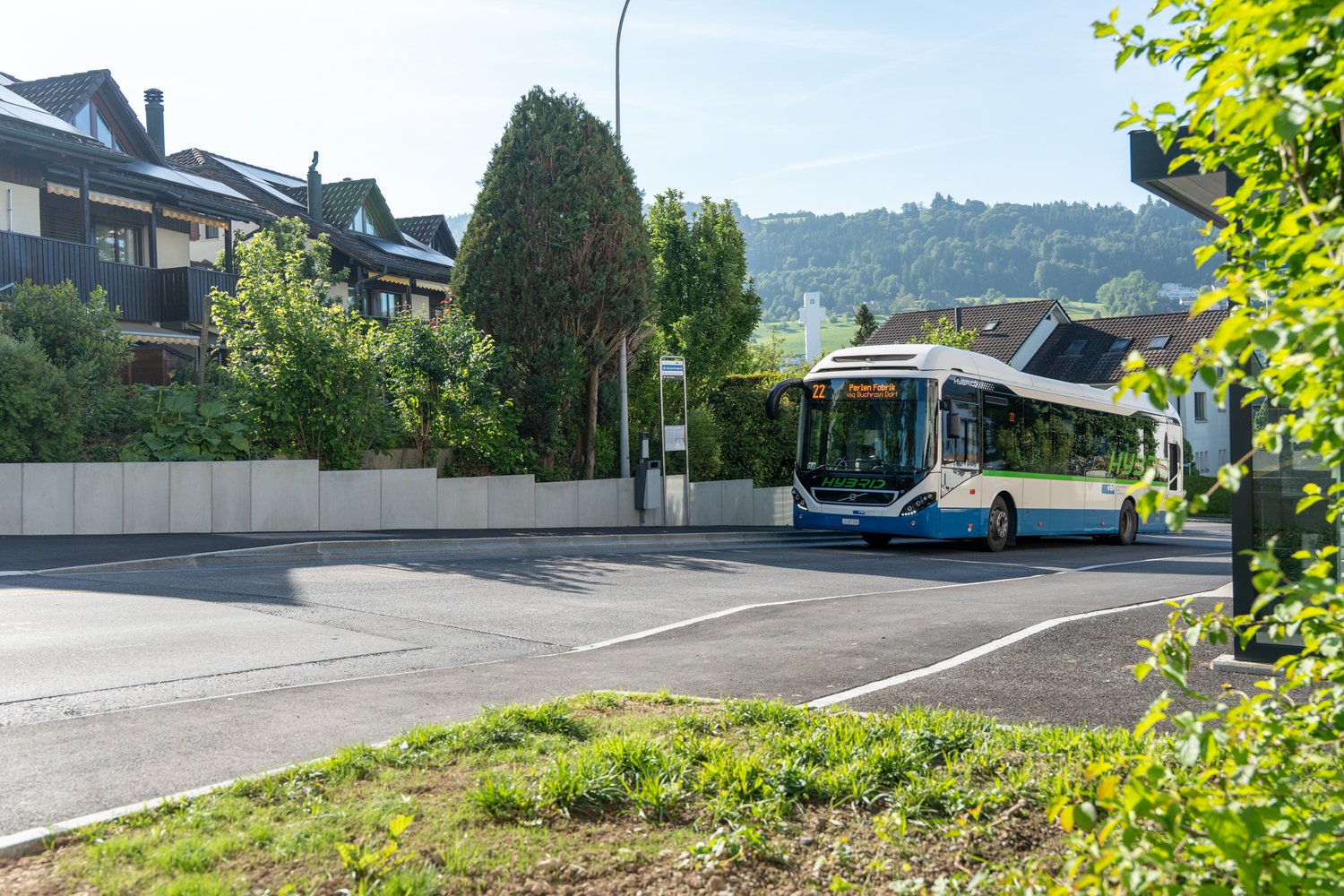 Bussstation Kirchbreitenstrasse in Buchrain