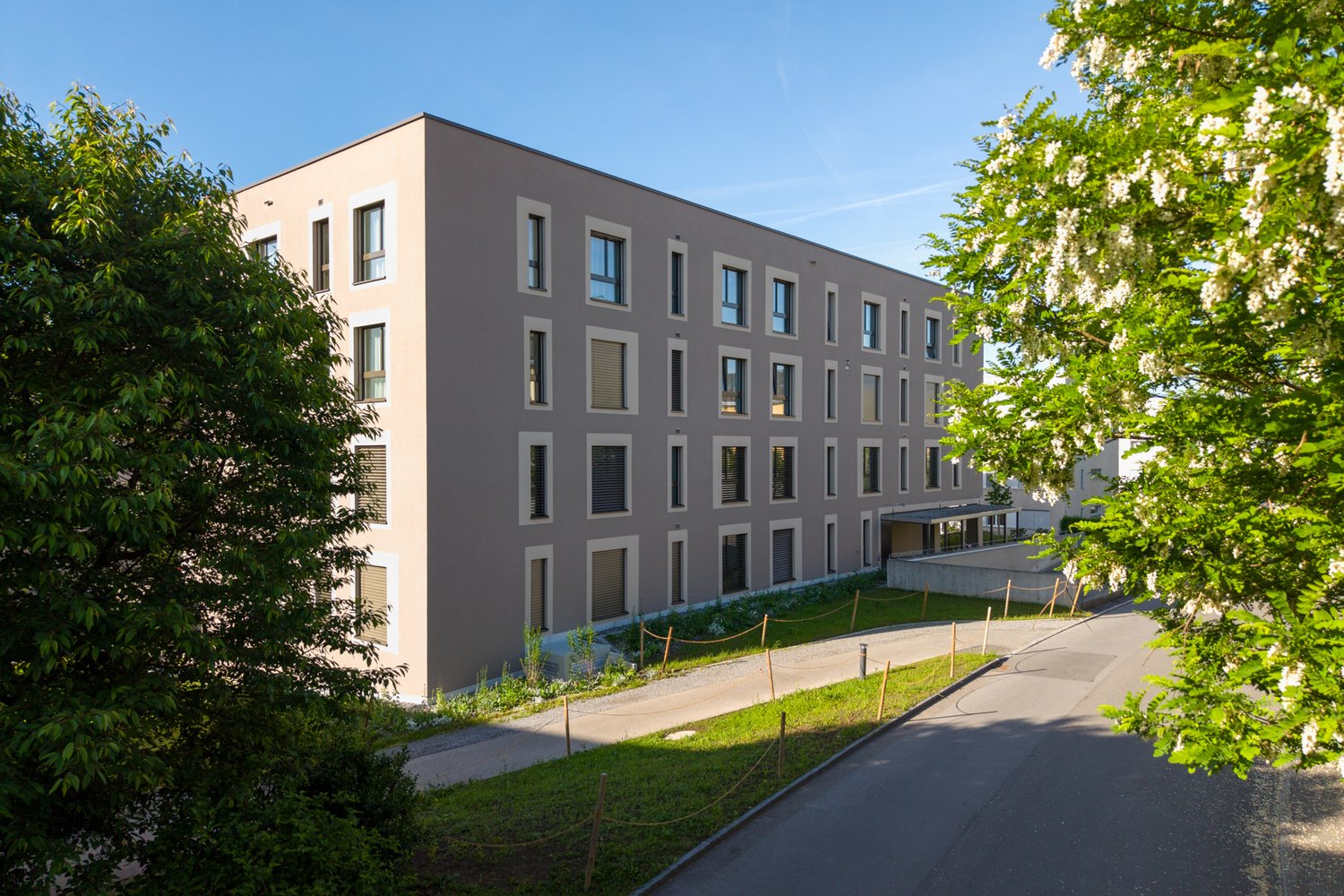 Aussenansicht des neues MFH in Buchrain