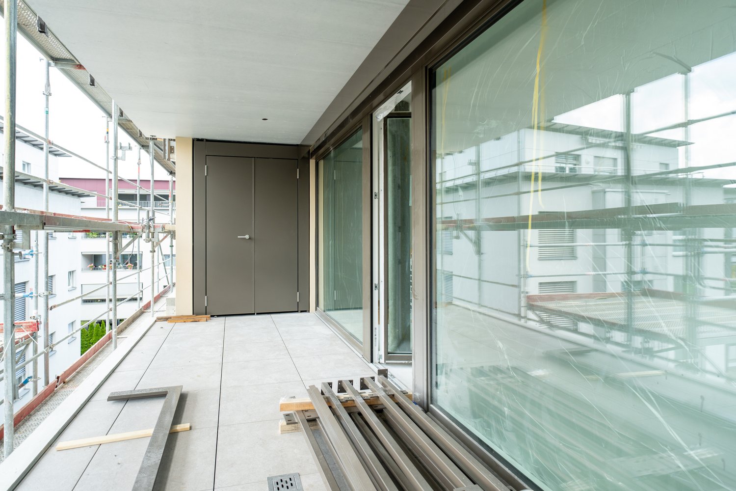 Balkon des MFH im Gartenweg in Ebikon