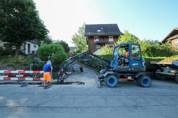 Trinkwasser- und Werkleitungen Kaspar-Koppstrasse