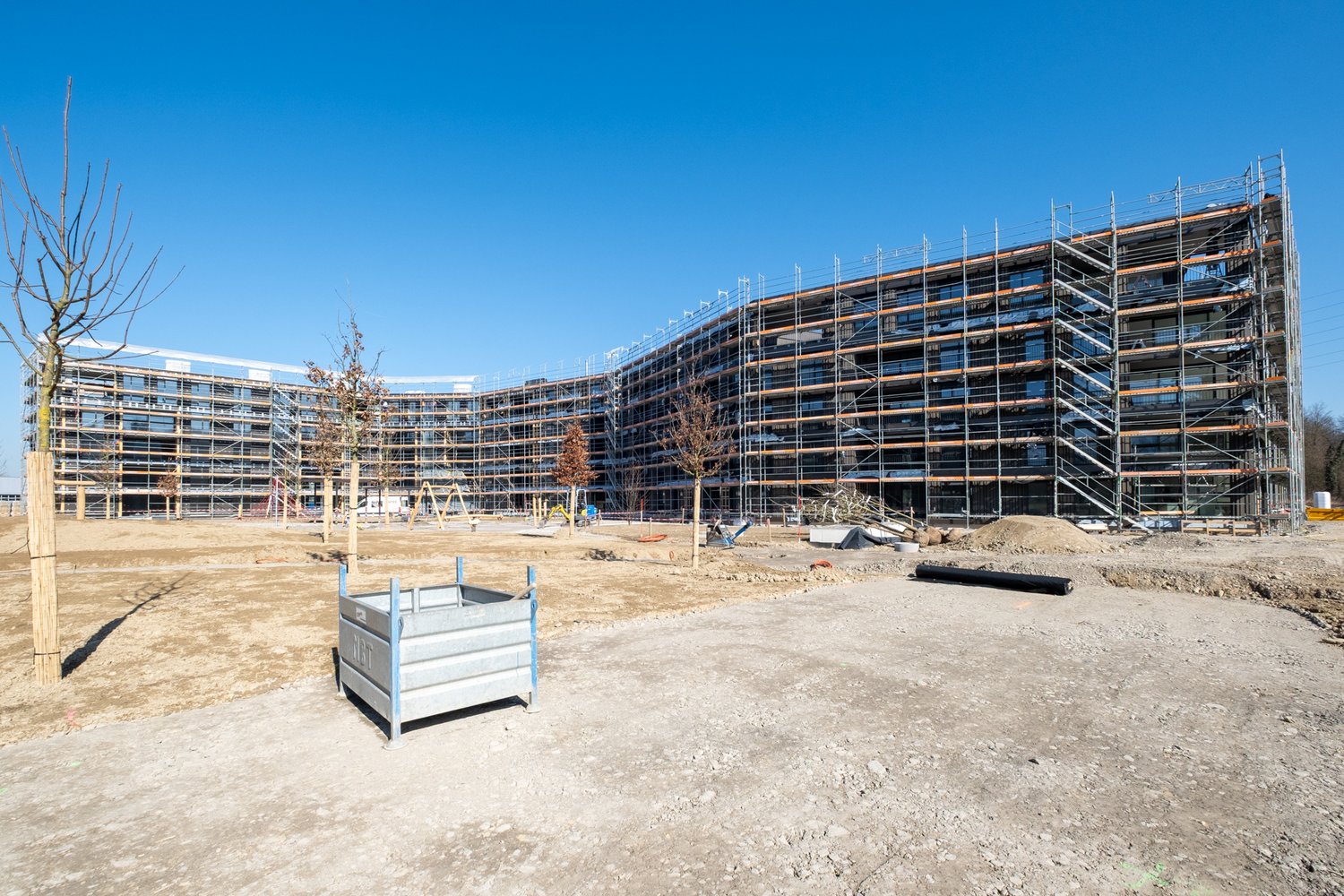 Gartenbauarbeiten bei der Umgebung Grünmatt