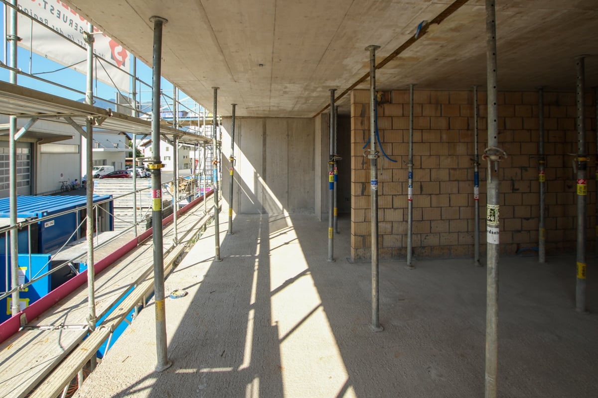 Rohbau des MFH Voderboden 1 in Ennetbürgen