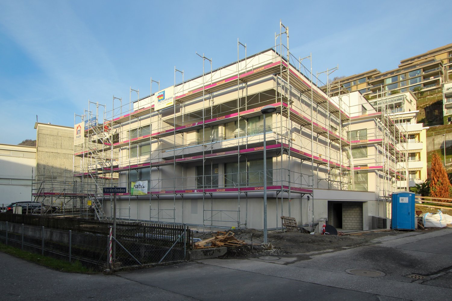 Rohbau des MFH in Ennetbürgen