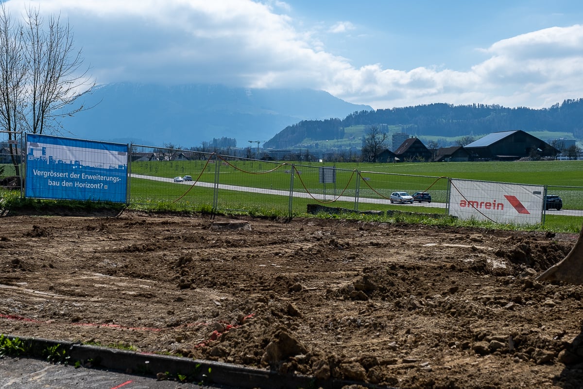 Grundstuck für den Erweiterungsbau der Firma Agromont
