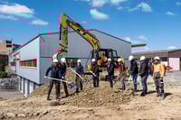 Spatenstich zum Neubau des Erweiterungsbaues der Firma Agromont AG