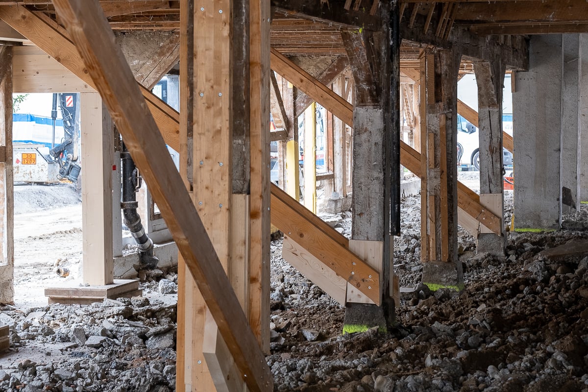 Kriens Alte Ziegelei Innenraum nach den Rückbauarbeiten