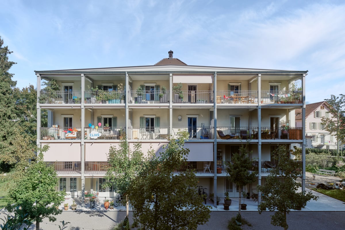 Rückseite der Alte Ziegelei in Kriens