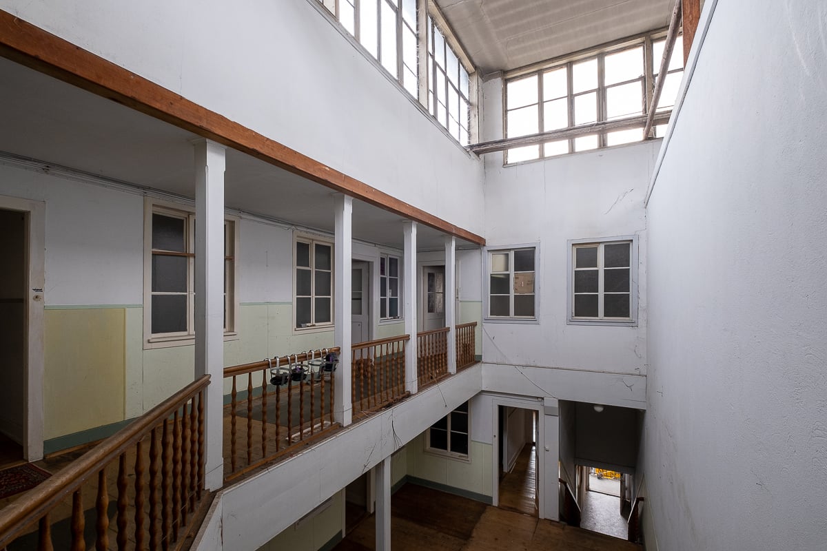 Treppenhaus in der Alten Ziegelei Kriens