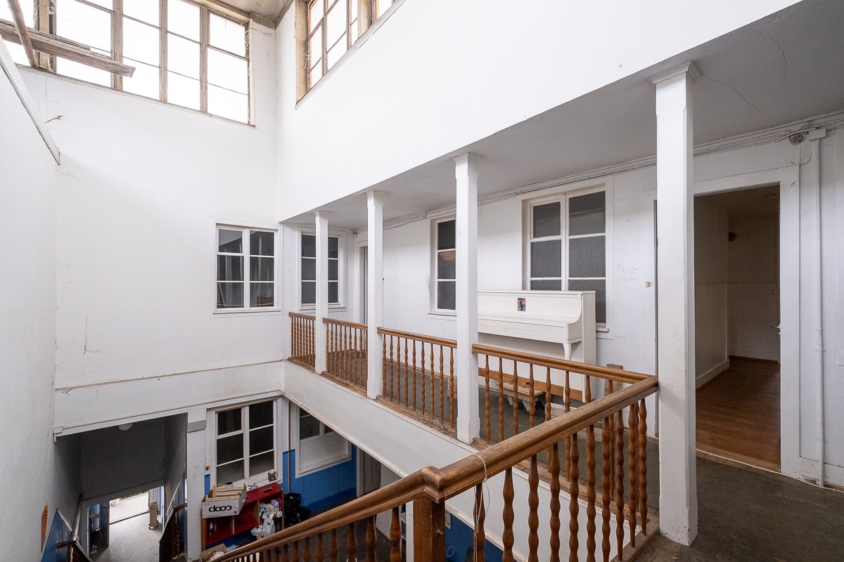 Treppenhaus in der Alten Ziegelei Kriens