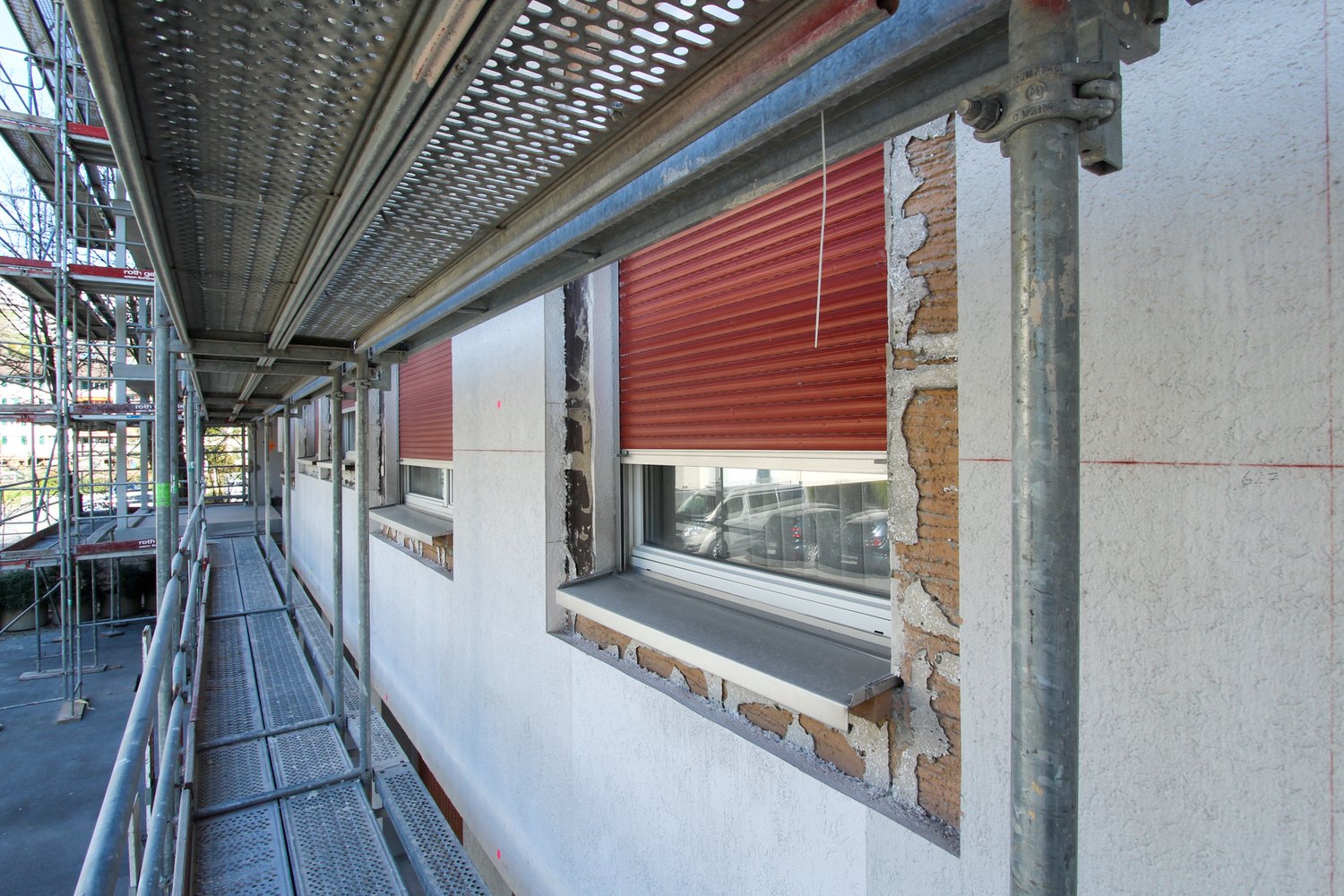 Fassade des MFH im Gärtnerweg in Kriens