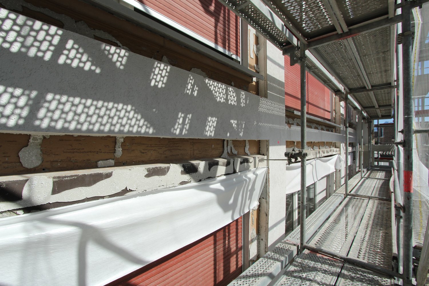 Fassade des MFH im Gärtnerweg in Kriens