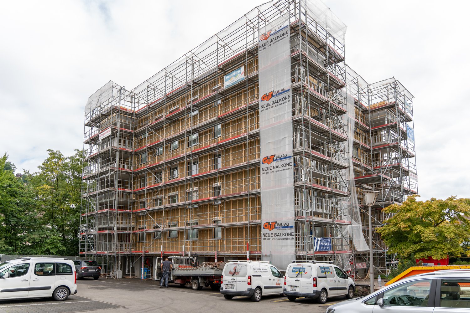 Sanierung der Fassade