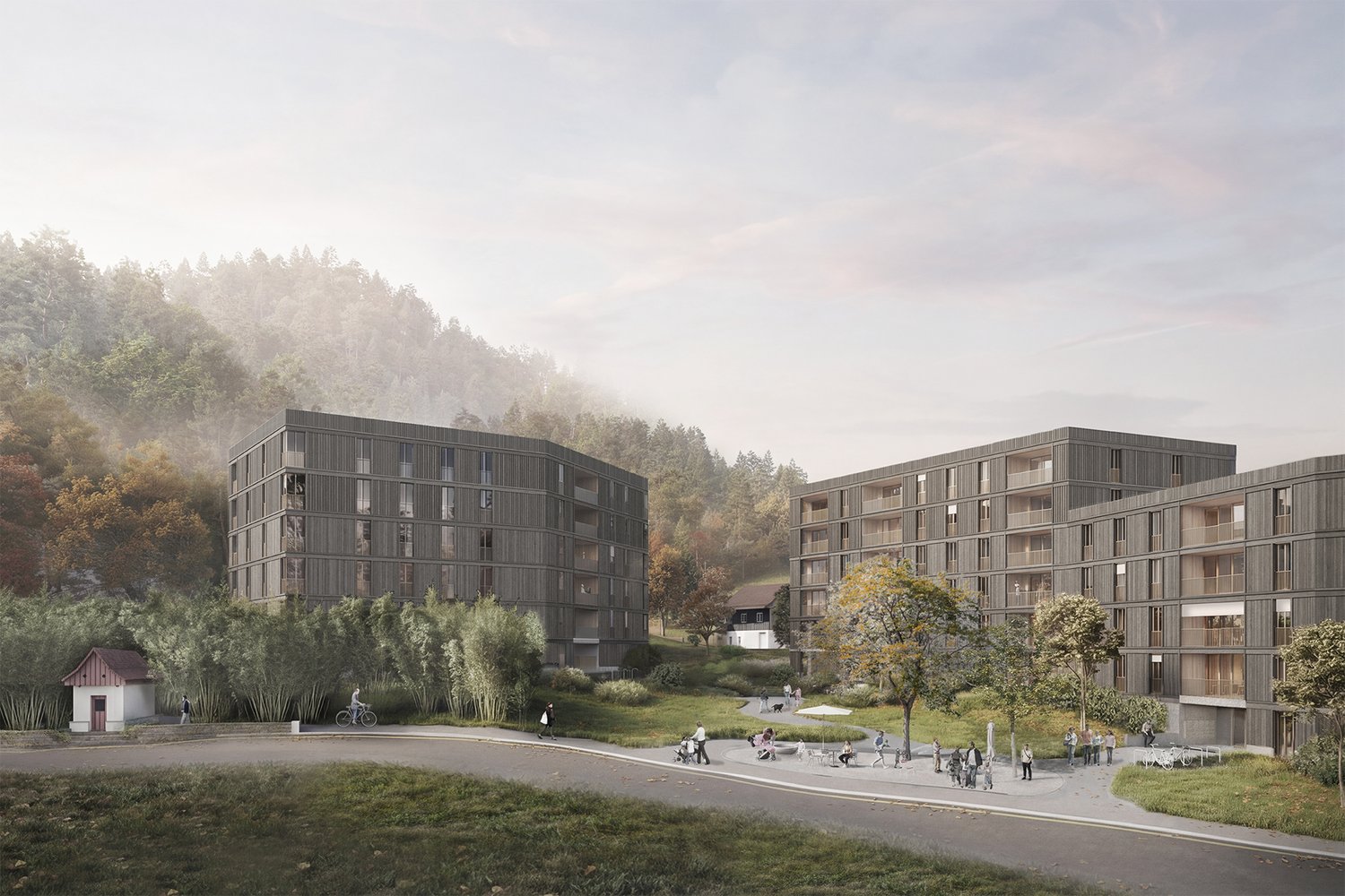 Aussenvisualisierung Schlundmatt Kriens